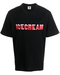 ICECREAM - Logo-print Cotton T-shirt - Lyst