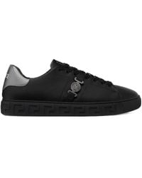 Versace - Greca La Medusa-Embellished Sneakers - Lyst