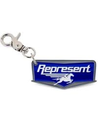 Represent - Nothing Tougher Nothing Faster Logo-Plaque Keyring - Lyst