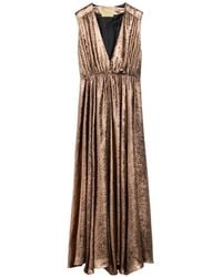 Momoní - Ysla Laminated Sleeveless Maxi Dress - Lyst