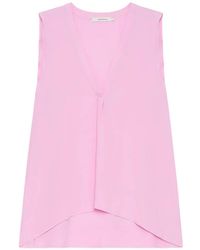Maliparmi - V-Neck Pleated Top - Lyst