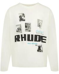 Rhude - Winter 91 Rallye Long-Sleeve T-Shirt - Lyst