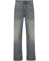 Balenciaga - Logo-Patch Cotton Jeans - Lyst