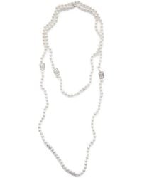 Izabel Display - Collier Mega Pearl En Zircon Cubique - Lyst
