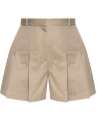 McQueen - Pleated Shorts - Lyst