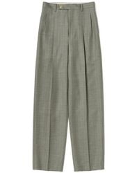 AURALEE - Wide-Leg Pleated Trousers - Lyst