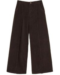 Twinset - Wide-Leg Corduroy Trousers - Lyst