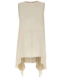 Fabiana Filippi - Ruffled Asymmetric Top - Lyst