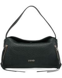 Liu Jo - Grained-Effect Zipped Tote Bag - Lyst