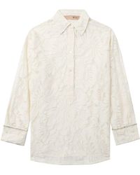 N°21 - Floral-lace Shirt - Lyst