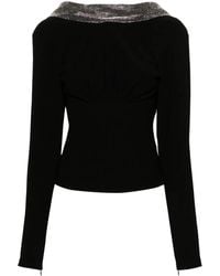 Roland Mouret - Long Sleeve Cady Top - Lyst