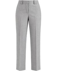 Seventy - Elasticated-Waistband Cropped Trousers - Lyst