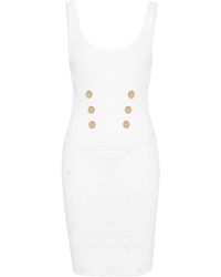 Pinko - | Abito a coste | female | BIANCO | XS - Lyst