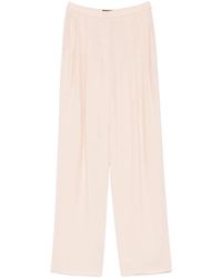 Emporio Armani - Wide-Leg Trousers - Lyst