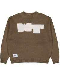 メンズ WTAPS クルーネック セーター グレー | Lyst