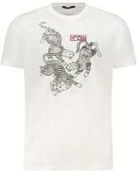Roberto Cavalli - Graphic-Print T-Shirt - Lyst