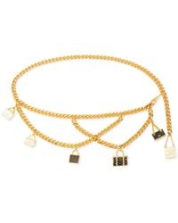 Elisabetta Franchi - Bag-Charm Chain Belt - Lyst