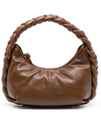 Hereu - Espiga Shiny Leather Shoulder Bag - Lyst