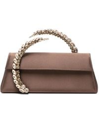 L'ALINGI - Karma Crystal-Embellished Clutch Bag - Lyst