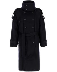 Ferragamo - Manteau Croisé À Taille Ceinturée - Lyst