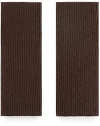 Bompard - Ribbed Cashmere Mittens - Lyst