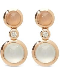 Tamara Comolli - 18K Rose Diamond And Moonstone Earrings - Lyst