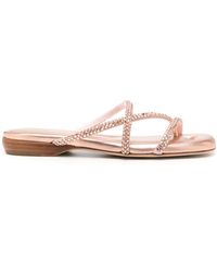 Ash - Rubis Crystal-Embellished Slides - Lyst