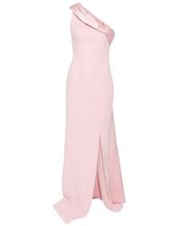 Jean Louis Sabaji - Bow-Detail Crepe Gown - Lyst