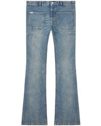 Courreges - Mid-Rise Bootcut Jeans - Lyst