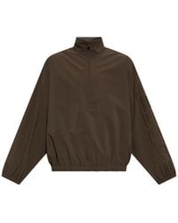 Fear Of God - Essentials Logo-Embroidered Half-Zip Sweatshirt - Lyst