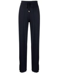 N.Peal Cashmere - Wide-leg Cotton-cashmere Trousers - Lyst