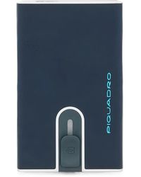 Piquadro - Logo-Print Card Holder - Lyst