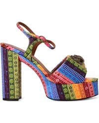 Kurt Geiger - 125Mm Kensington Crystal-Embellished Platform Sandals - Lyst