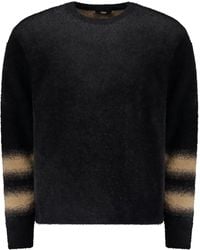 Herno - ストライプカフス クルーネックセーター - Lyst