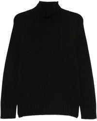 Purotatto - Geribbelde Trui Met Hoge Hals - Lyst