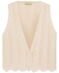 Momoní - Leon Crochet Tie Gilet - Lyst