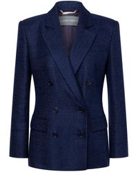 Alberta Ferretti - Blazer Met Dubbele Rij Knopen - Lyst