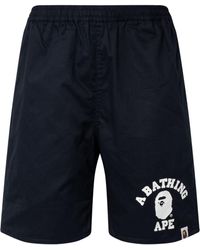 Hombre Ropa de Pantalones cortos de Pantalones cortos informales Bermudas náuticas con parche del logo Dolce & Gabbana de hombre de color Negro 