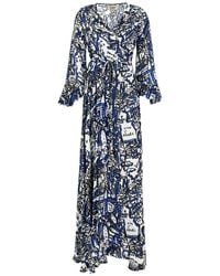 ALESSANDRO ENRIQUEZ - Belted Maxi Dress - Lyst