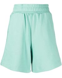 Izzue - Elasticated Cotton-blend Track Shorts - Lyst