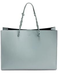 Jil Sander - Tangle Knotted Leather Tote Bag - Lyst