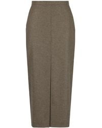 Pinko - チェック ペンシルスカート - Lyst