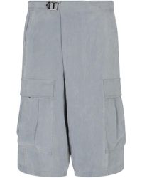 Giorgio Armani - Buckle Cargo Shorts - Lyst