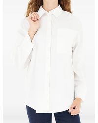 ARMANI EXCHANGE - Logo-Motif Chest-Pocket Shirt - Lyst