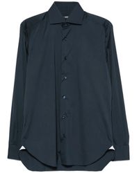 Barba Napoli - Point-Collar Button-Down Shirt - Lyst