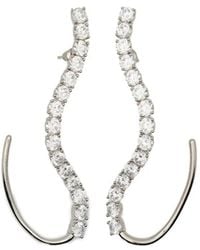 Panconesi - Curved-Effect Earrings - Lyst