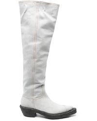 CAMPERLAB - Venga Denim Knee-High Boots - Lyst