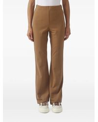 Max Mara - Alabama Seam-Detail Flared Trousers - Lyst