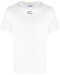 Off-White c/o Virgil Abloh - Jeddah Katoenen T-shirt Met Logoprint - Lyst