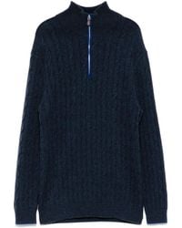 N.Peal Cashmere - Cable-Knit Cashmere Sweater - Lyst